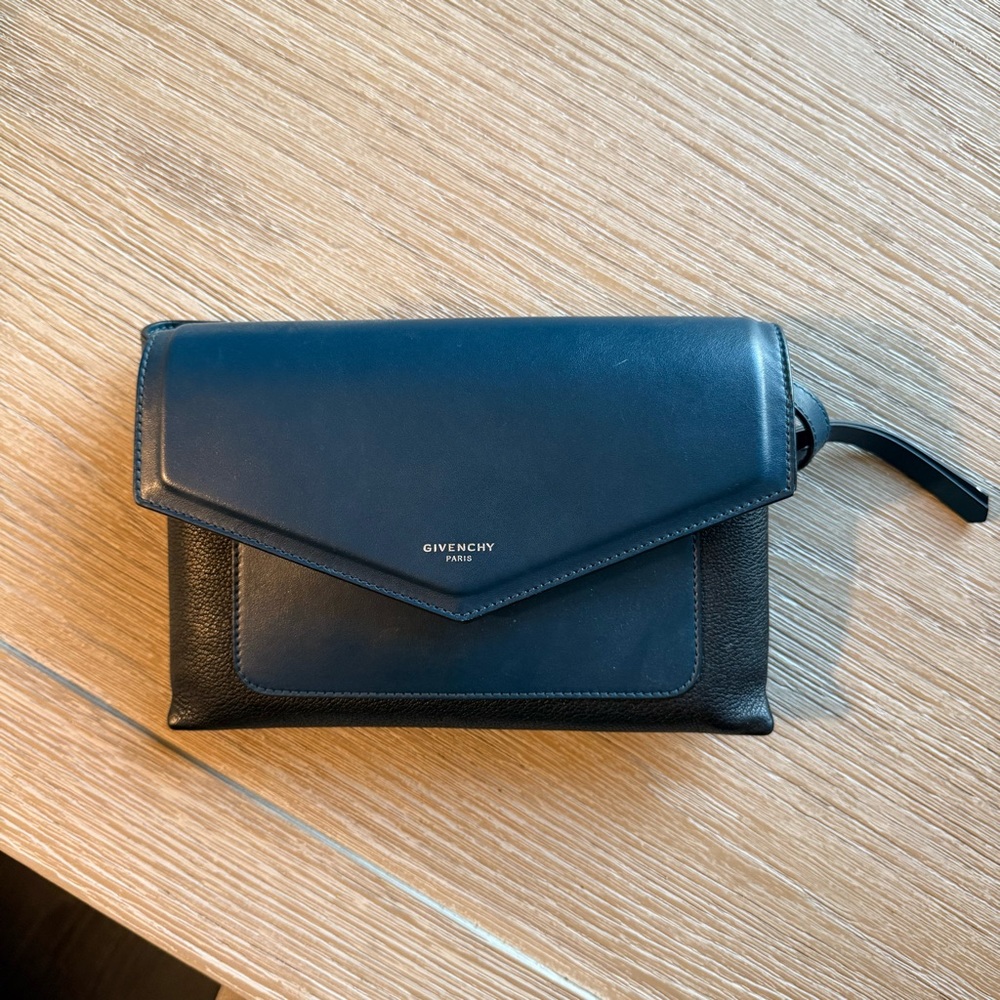Givenchy Black Leather Clutch